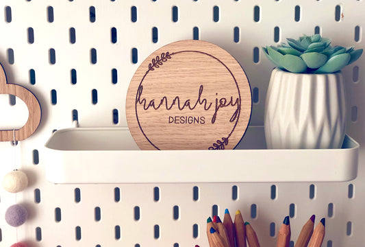 Bespoke logo plaque offer for small businesses