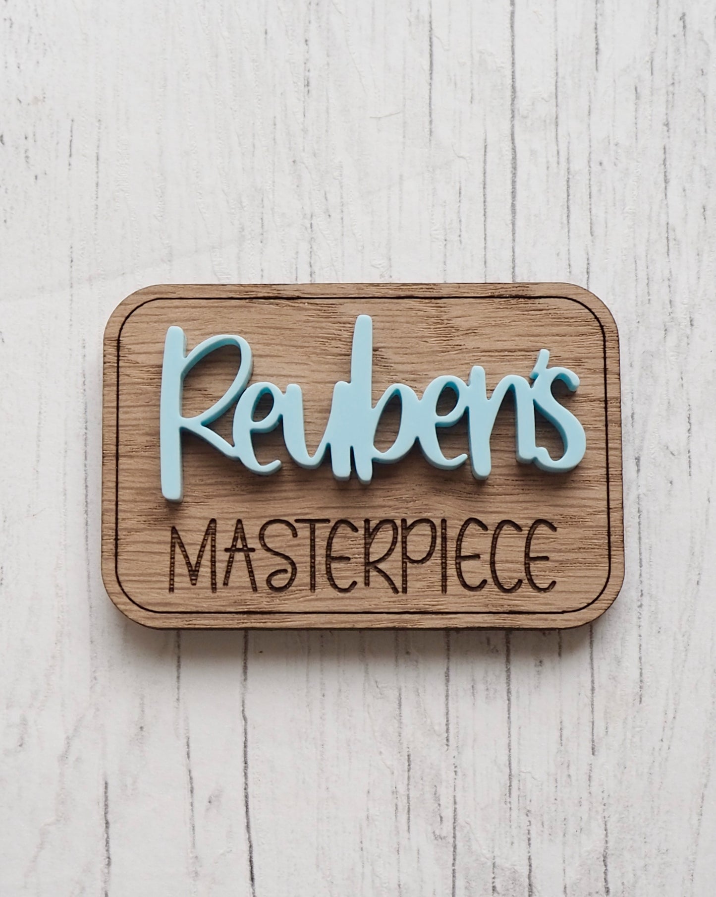 Personalised Masterpiece Fridge Magnet