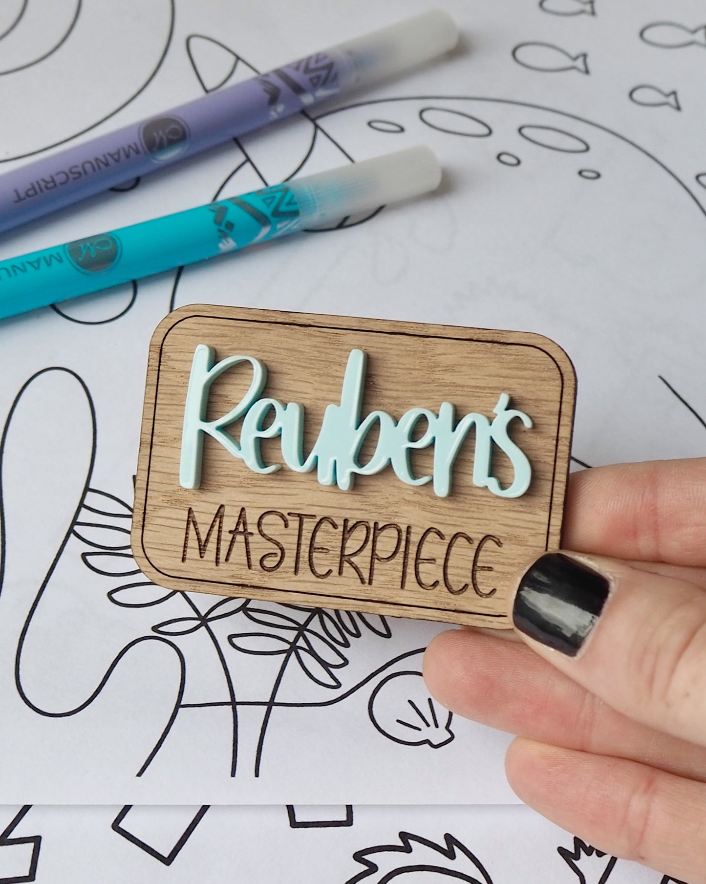 Personalised Masterpiece Fridge Magnet