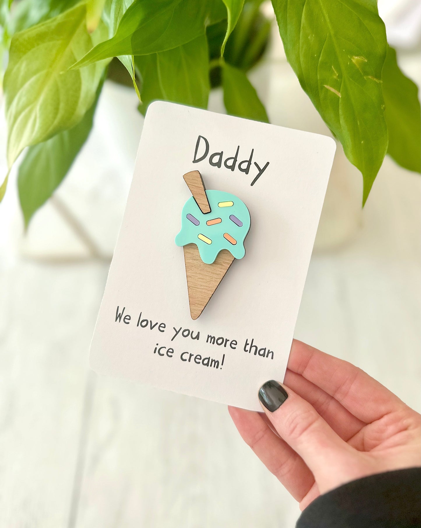 Love You More Than Ice Cream Magnet