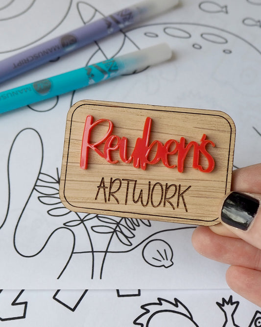 Personalised Artwork Fridge Magnet
