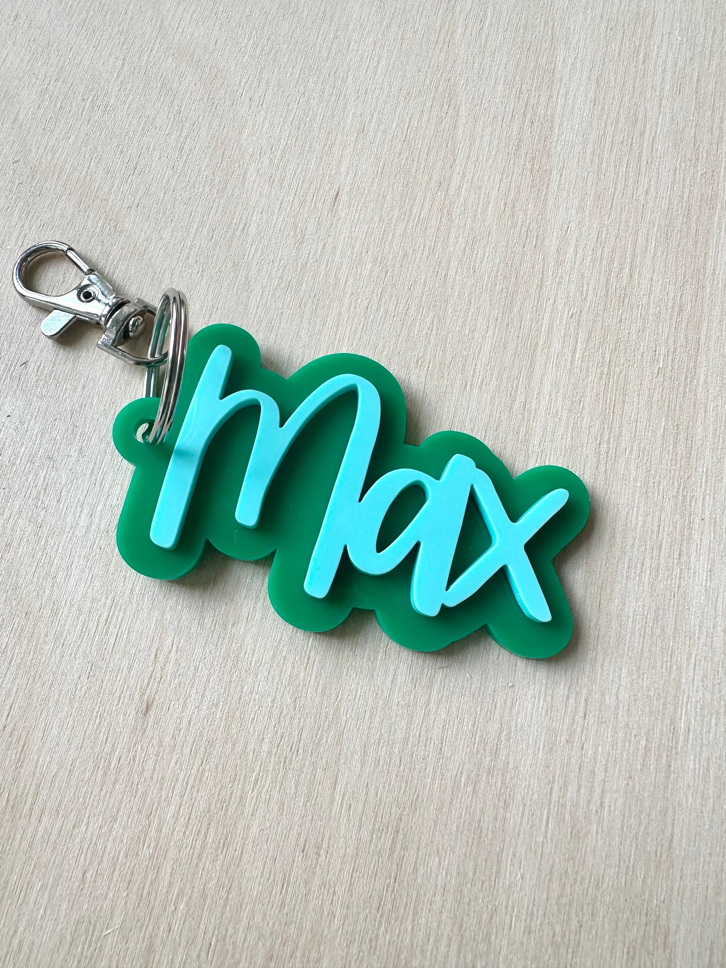 Personalised Acrylic Key Ring