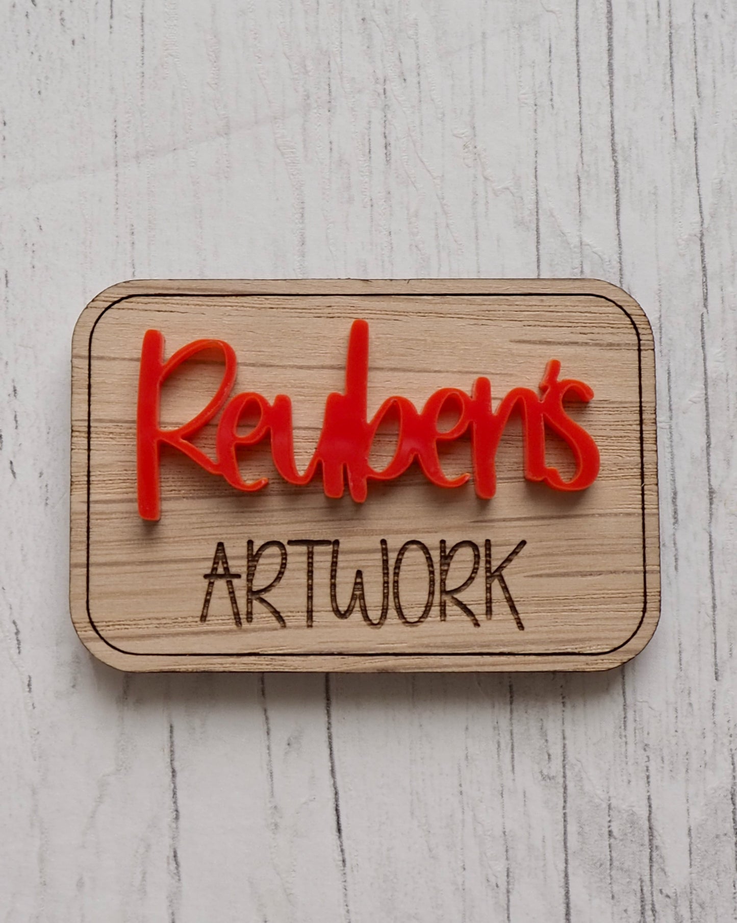 Personalised Artwork Fridge Magnet