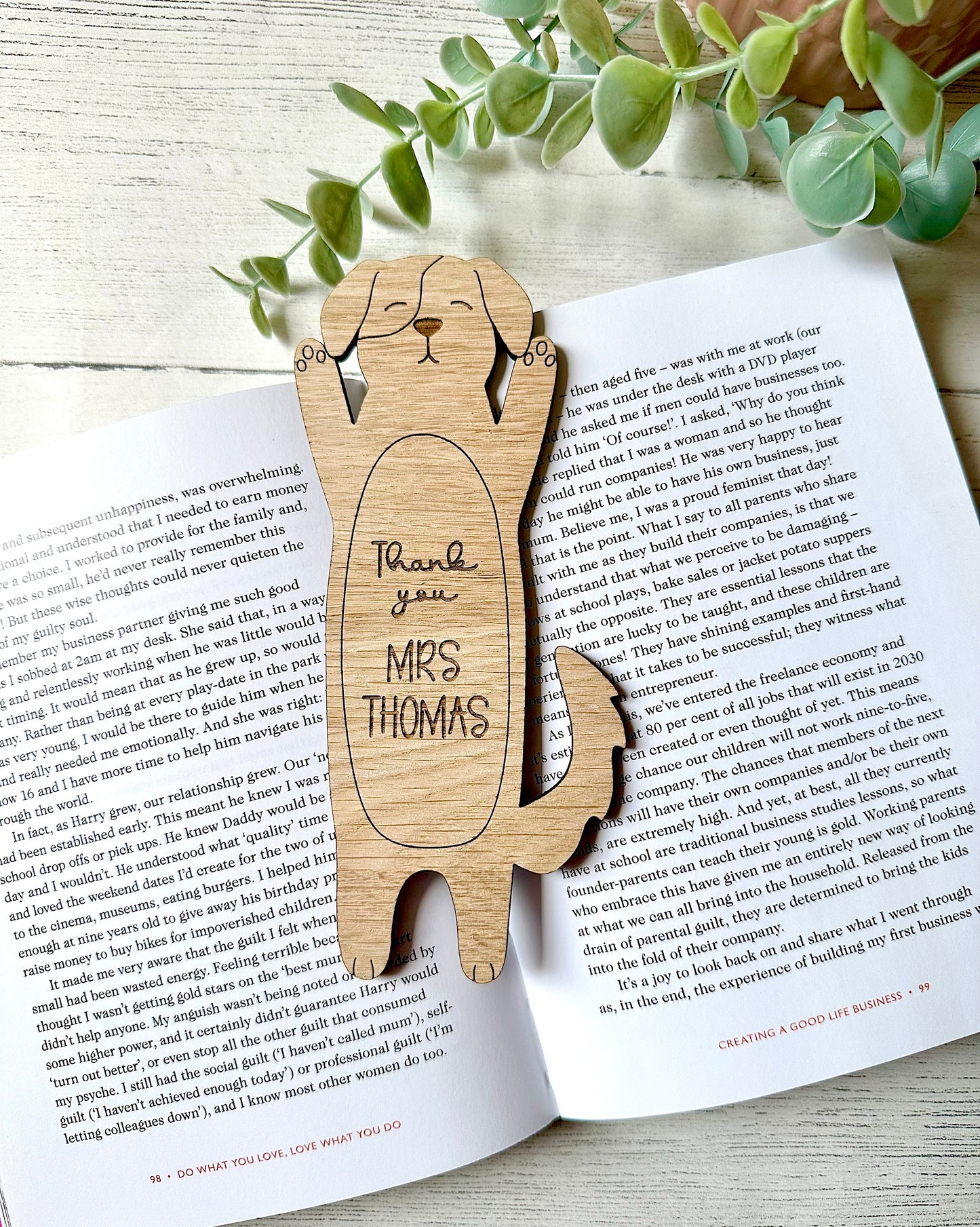 Personalised Dog Bookmark