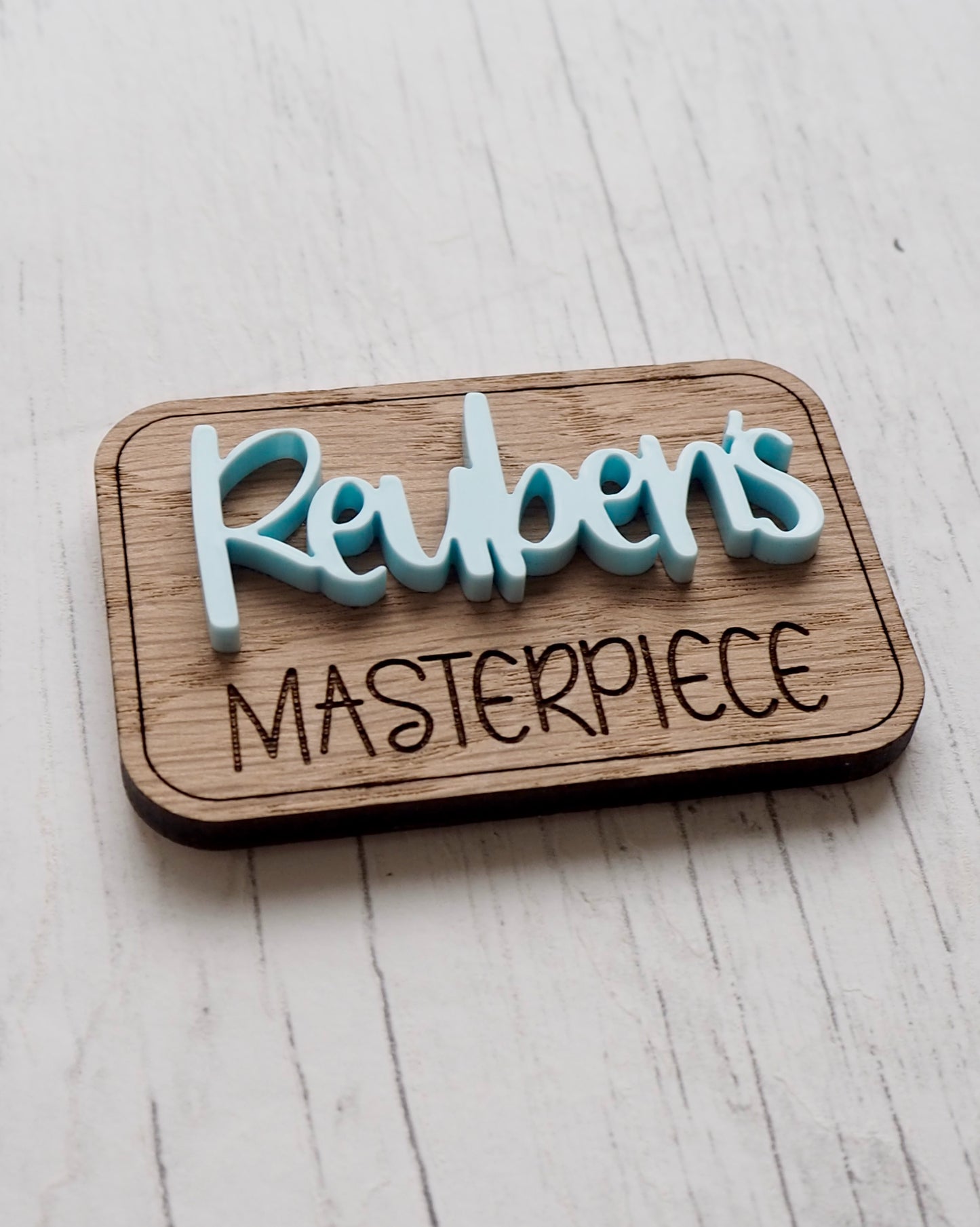 Personalised Masterpiece Fridge Magnet