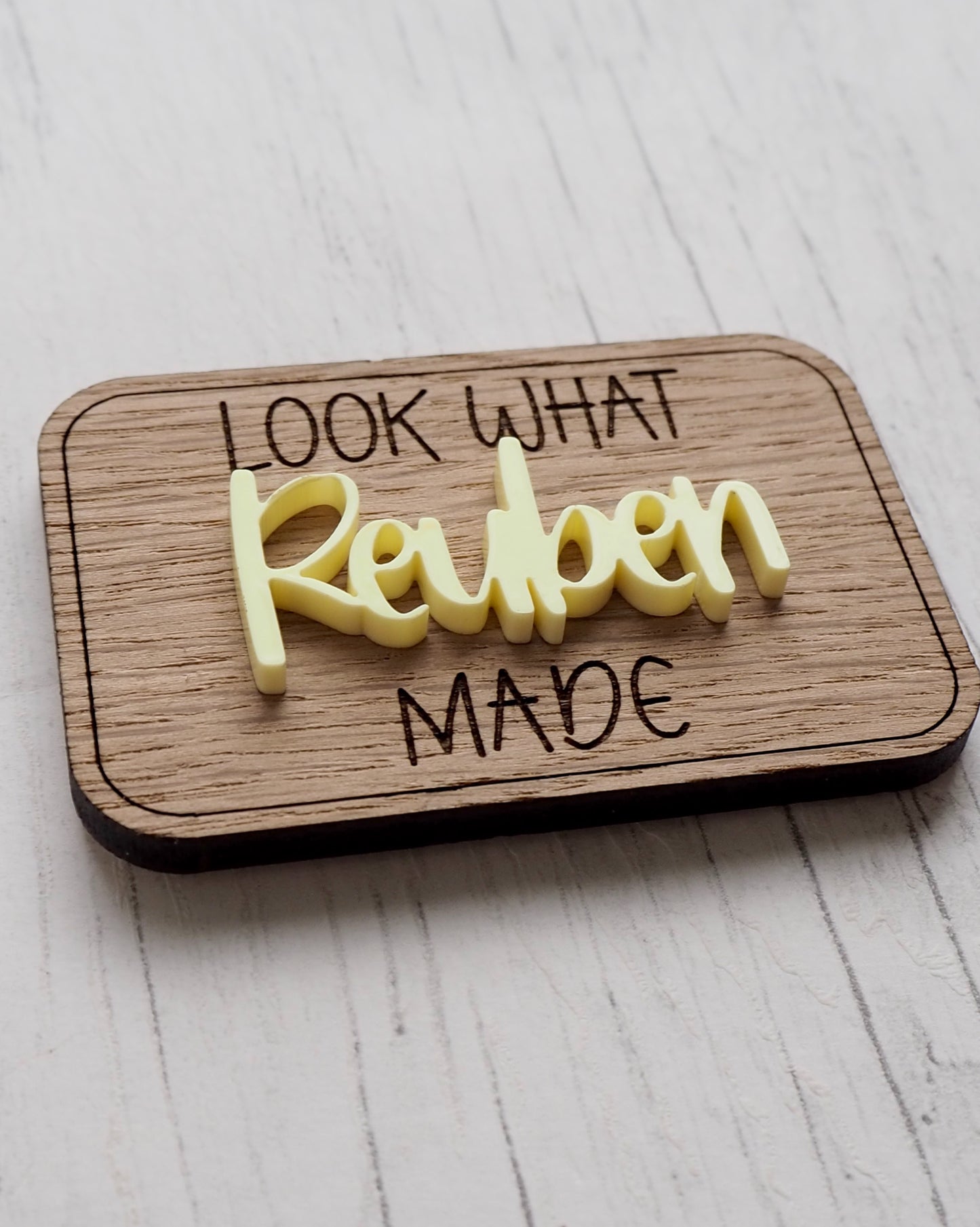 Personalised Look What I Made Fridge Magnet