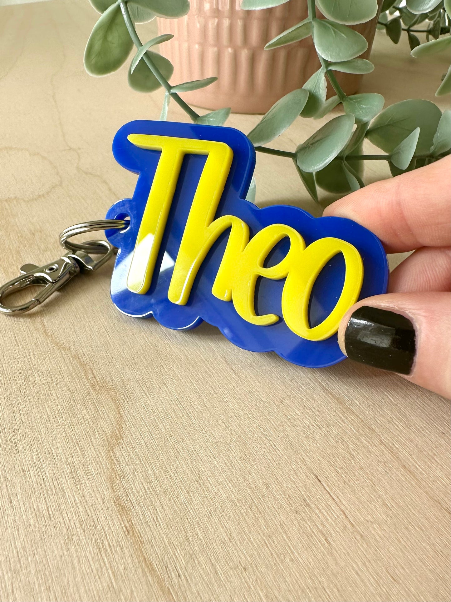 Personalised Acrylic Key Ring