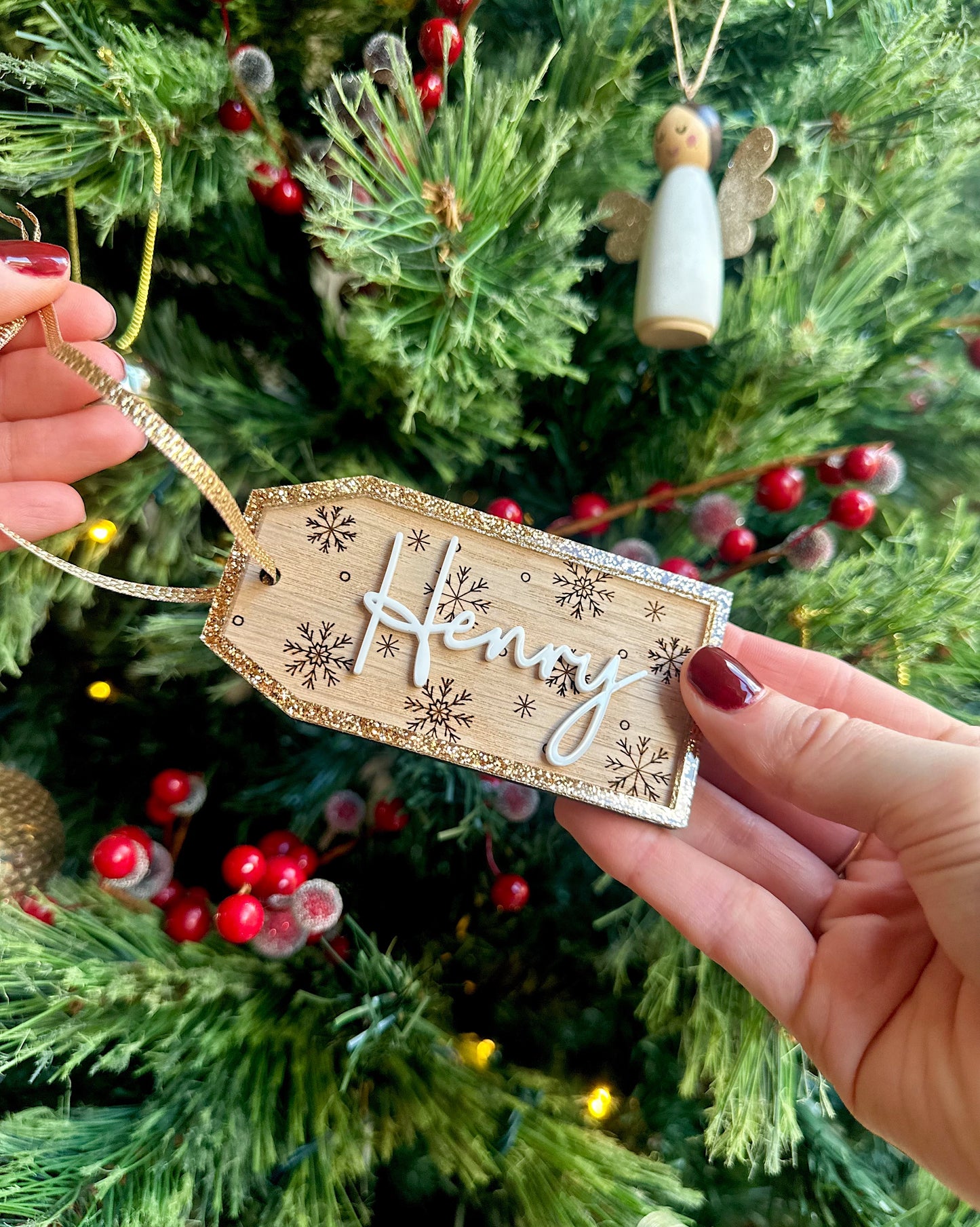 Personalised Sparkly Gift Tag