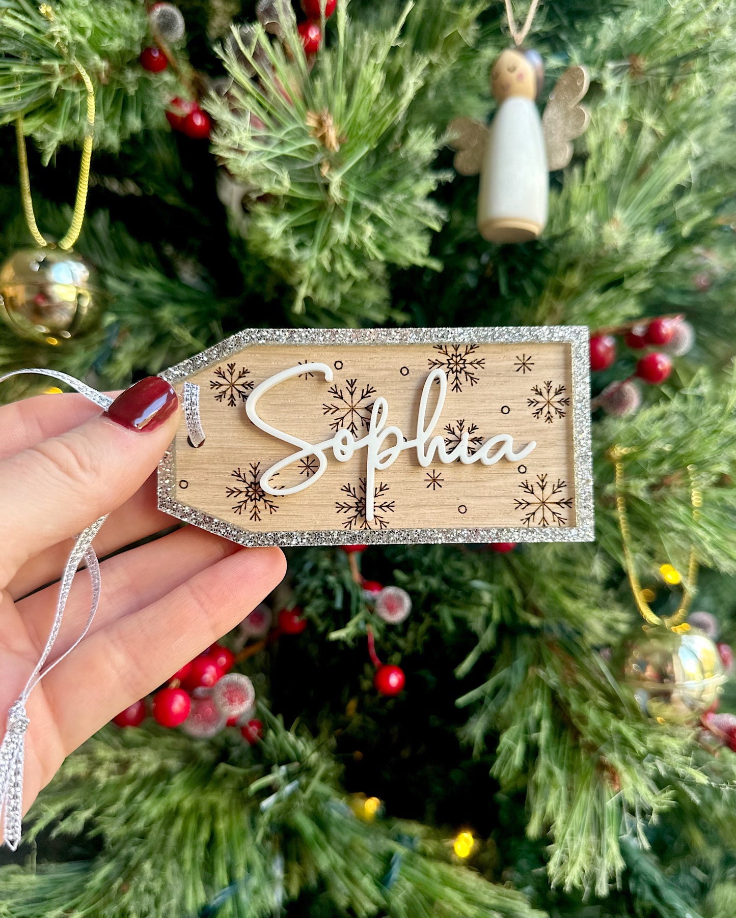 Personalised Sparkly Gift Tag