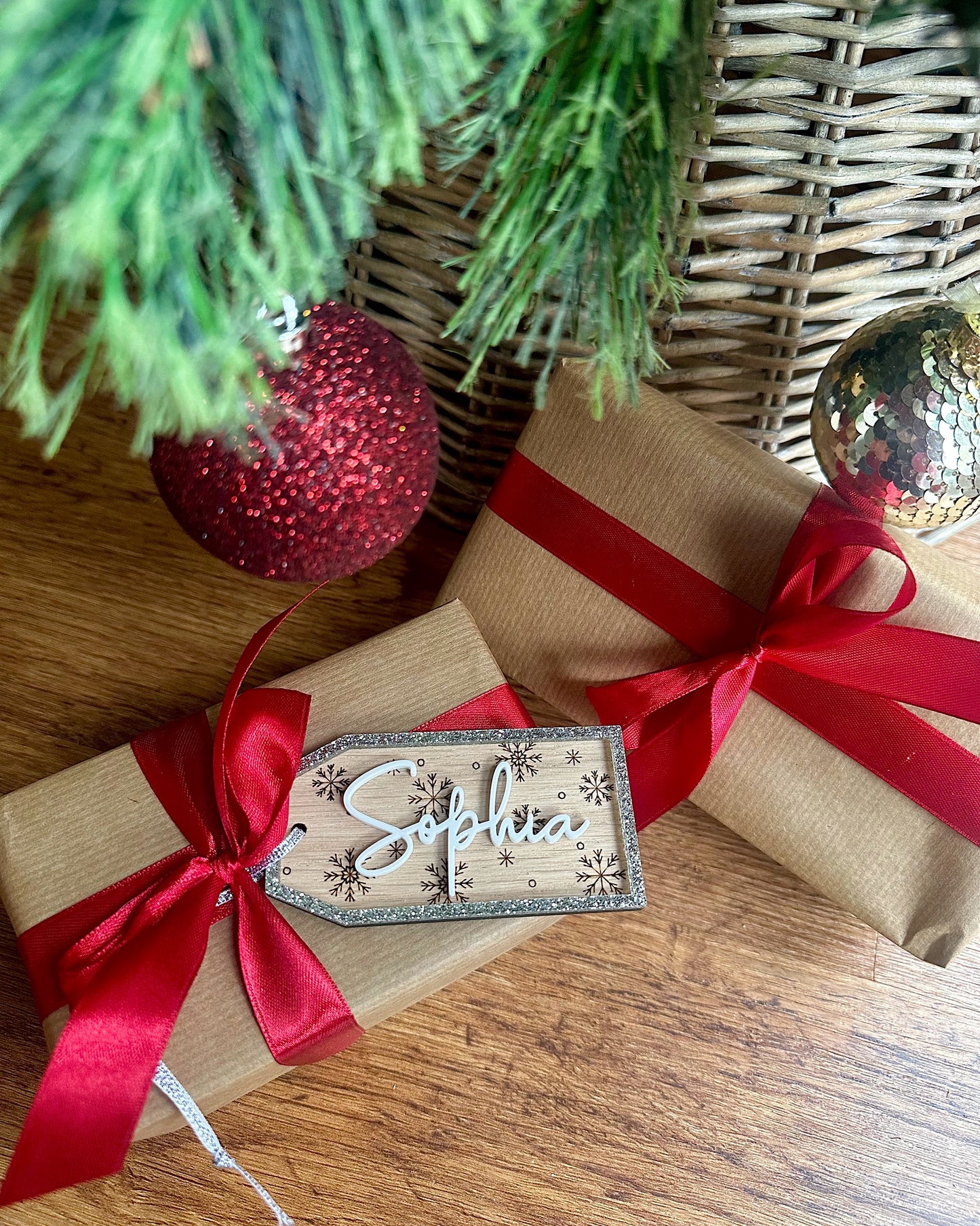 Personalised Sparkly Gift Tag