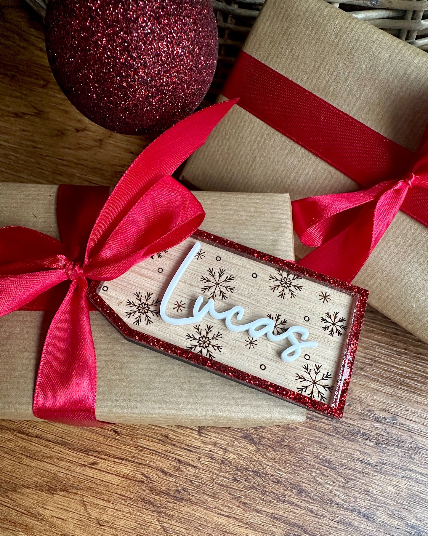 Personalised Sparkly Gift Tag