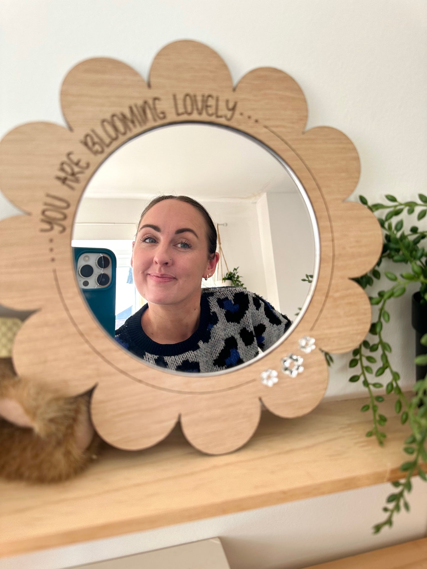 Blooming Lovely Flower Mirror