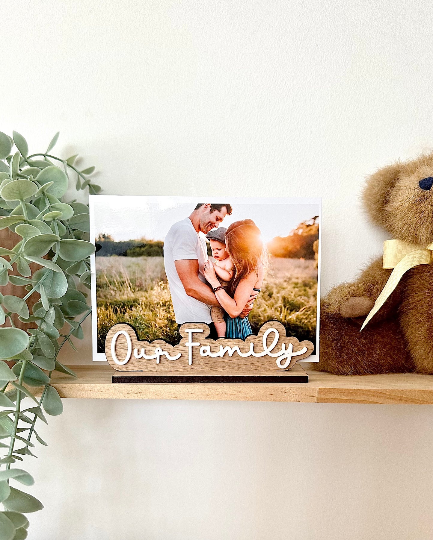 Family Freestanding Photo Frame