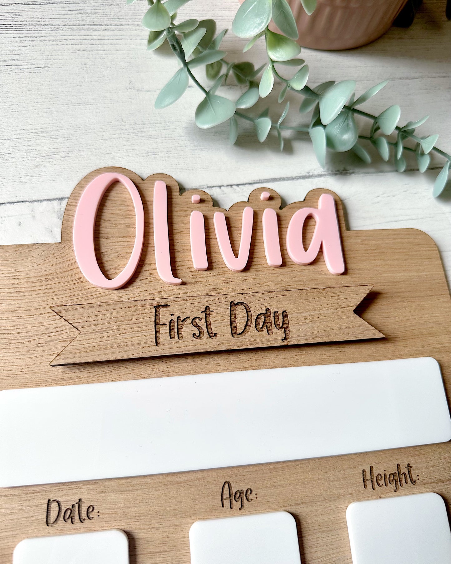 First and Last Day of School Sign