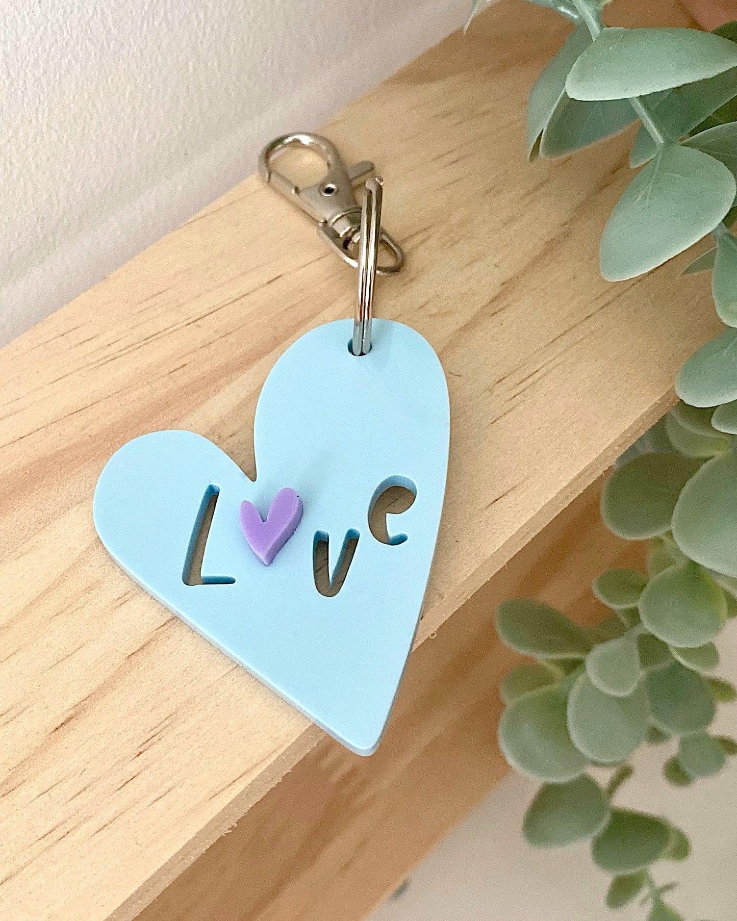 Love Heart Key Ring