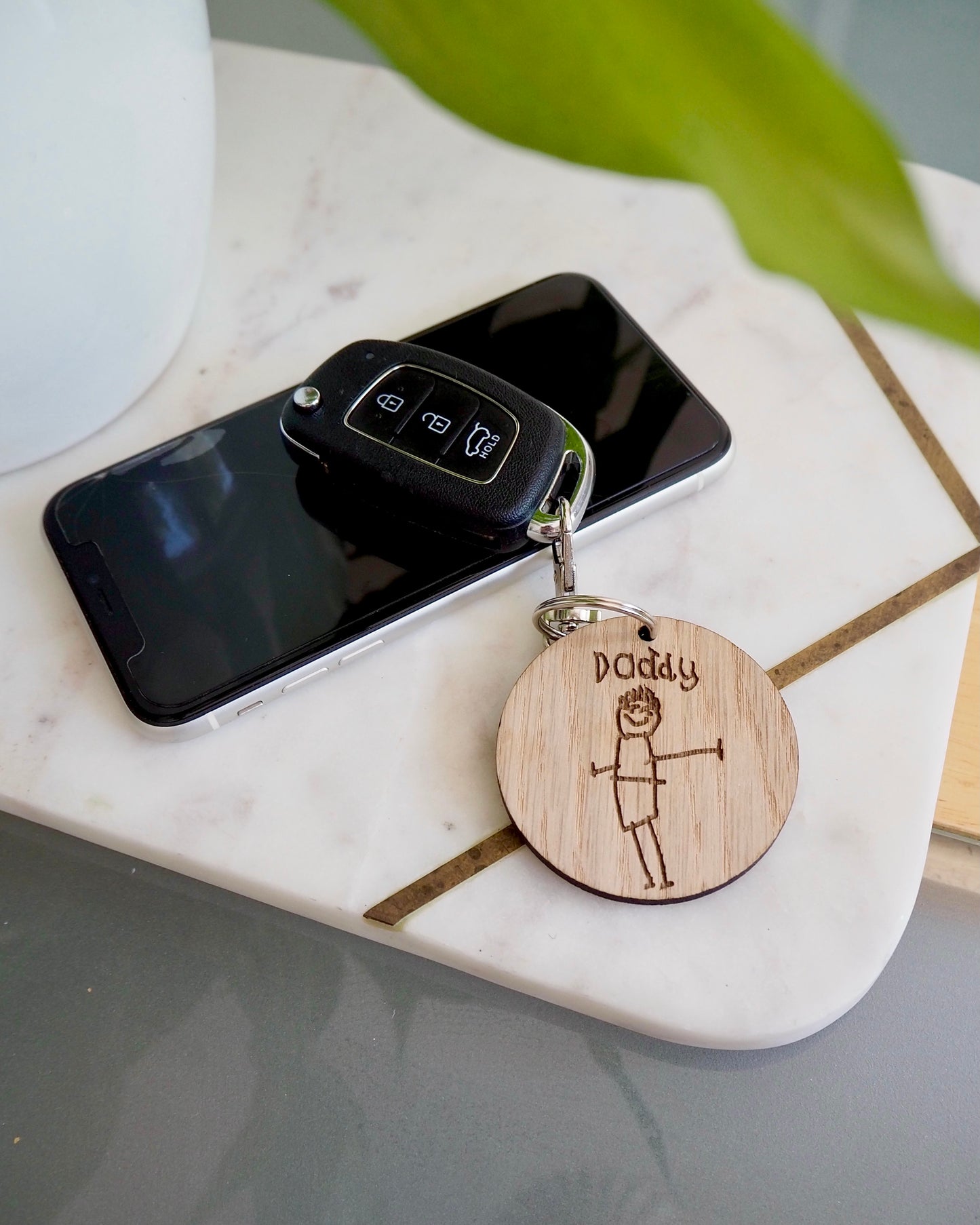 Children's Drawing Key Ring