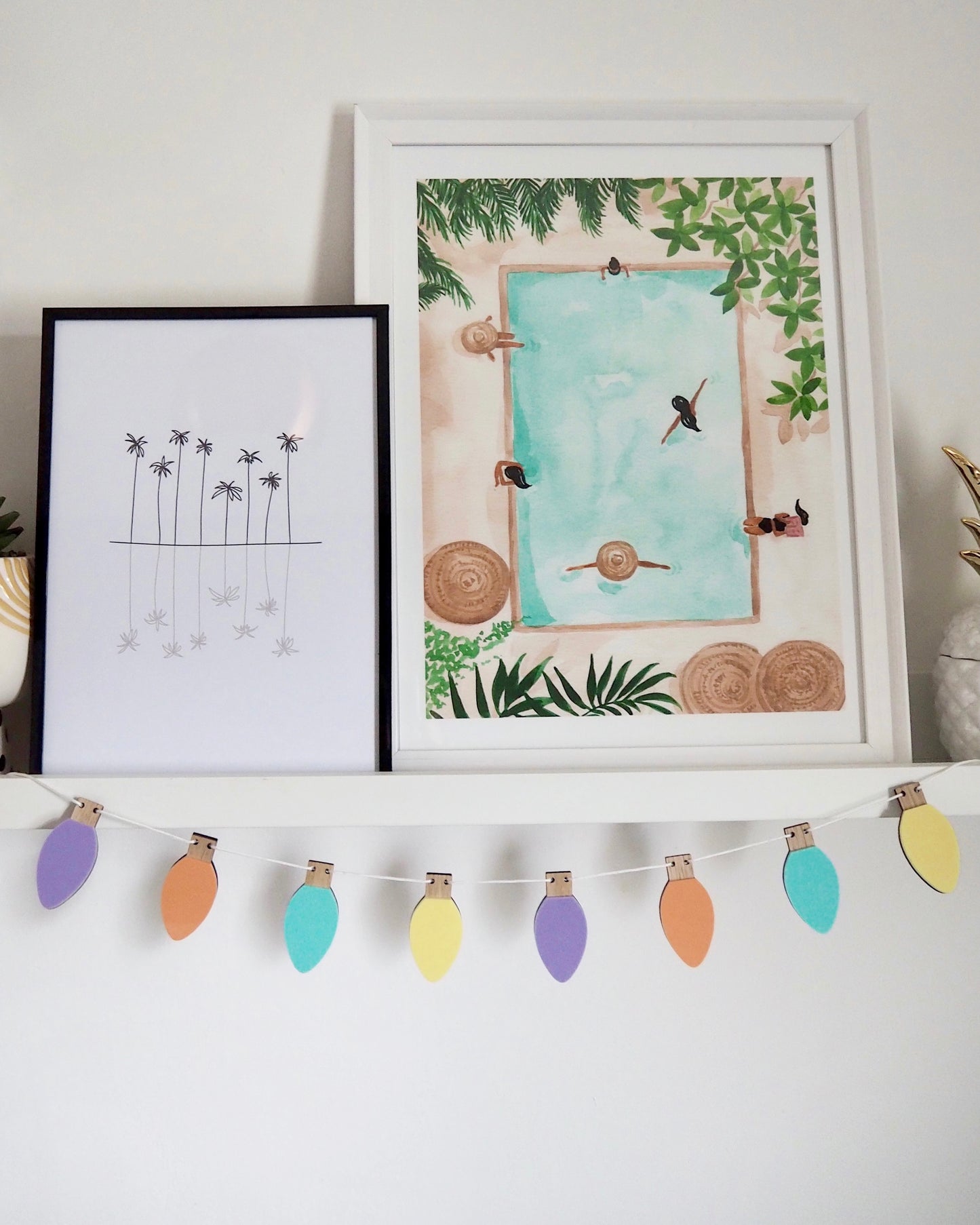 Multicoloured Fairy Light Garland