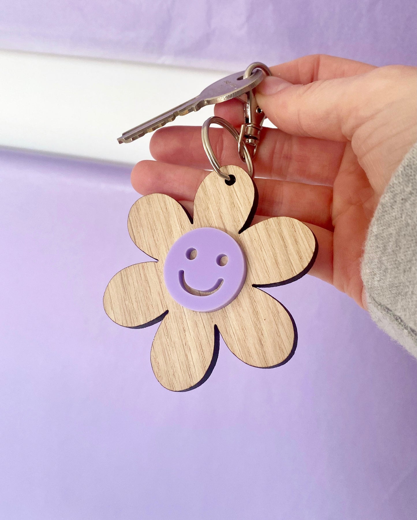 Happy Daisy Key Ring