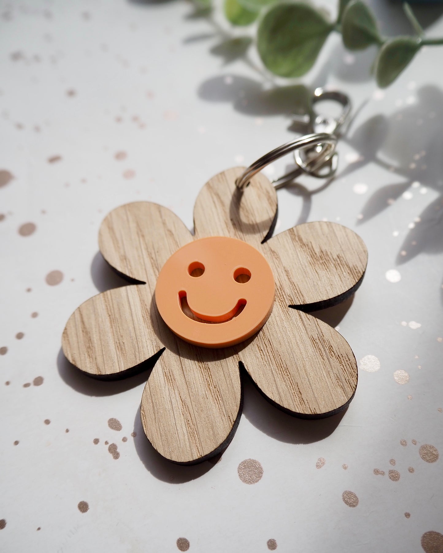 Happy Daisy Key Ring
