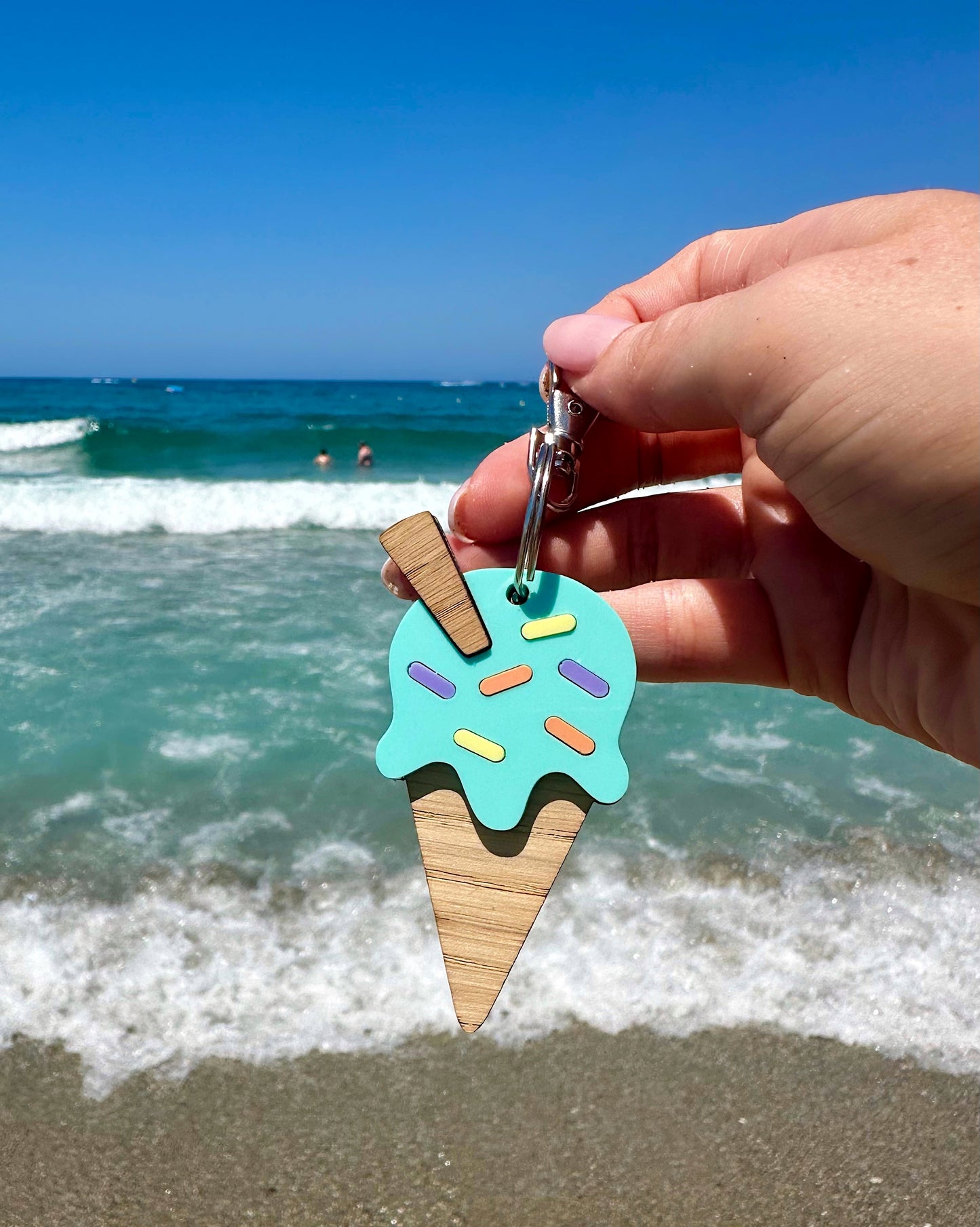 Ice Cream Key Ring