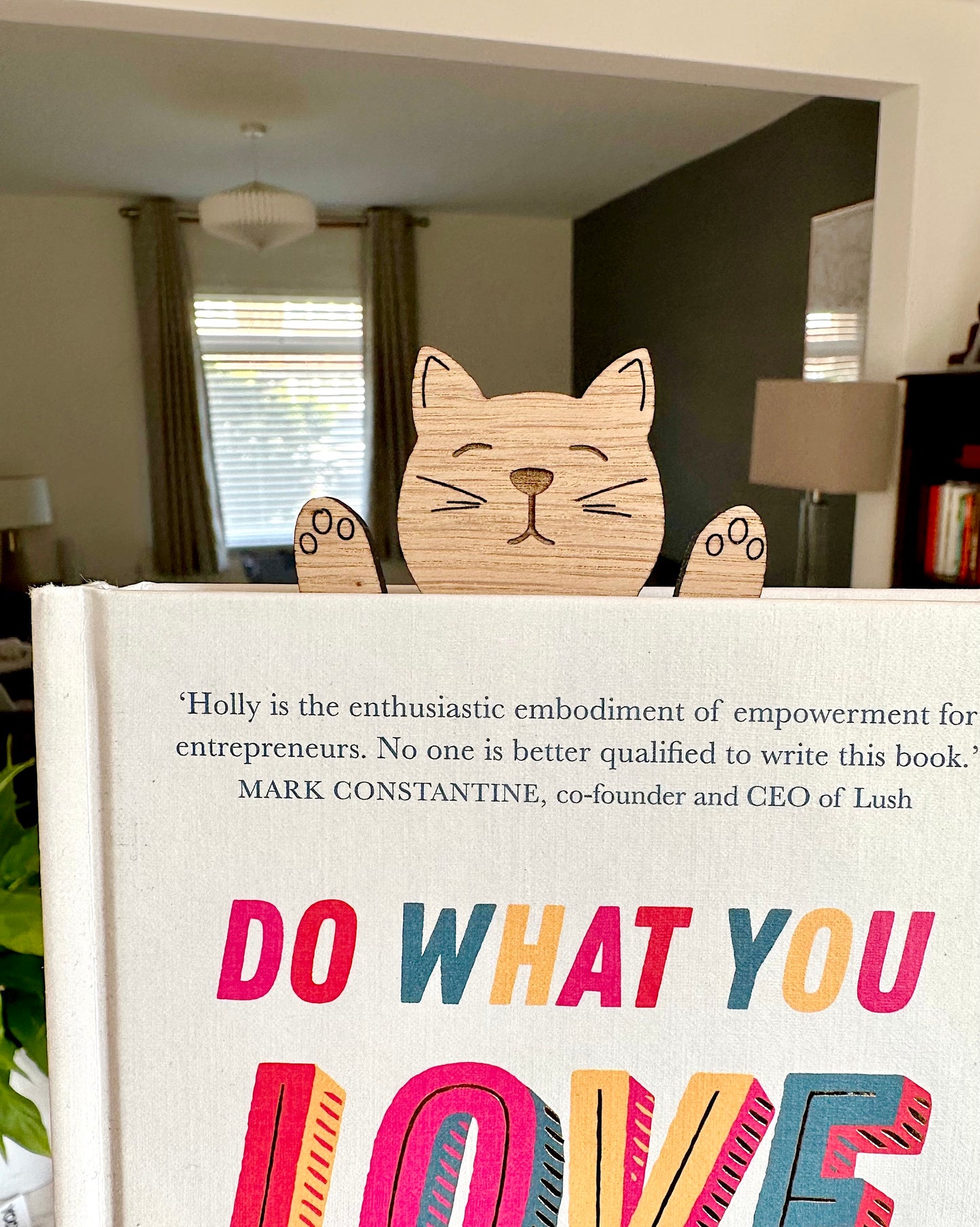 Personalised Cat Bookmark