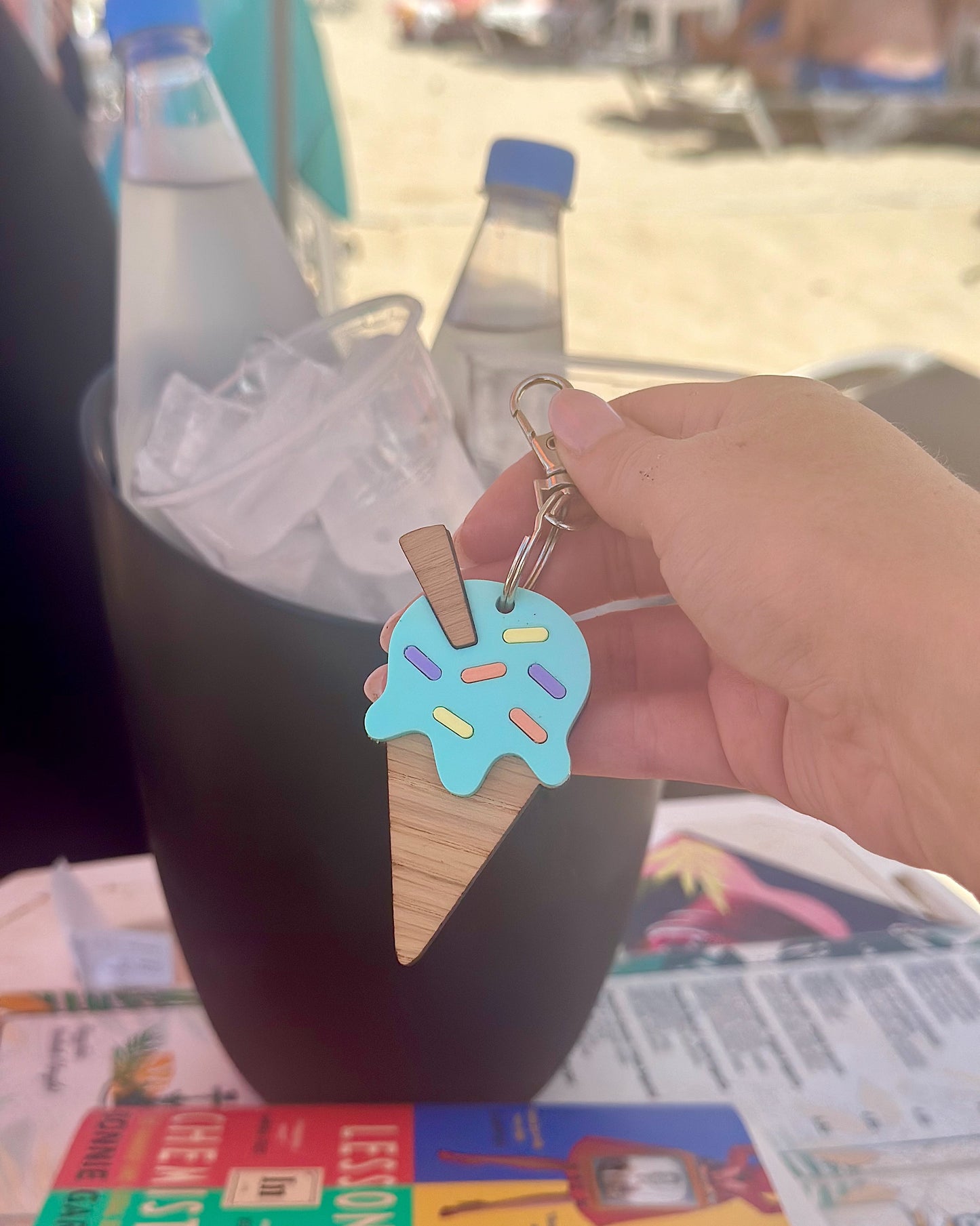 Ice Cream Key Ring