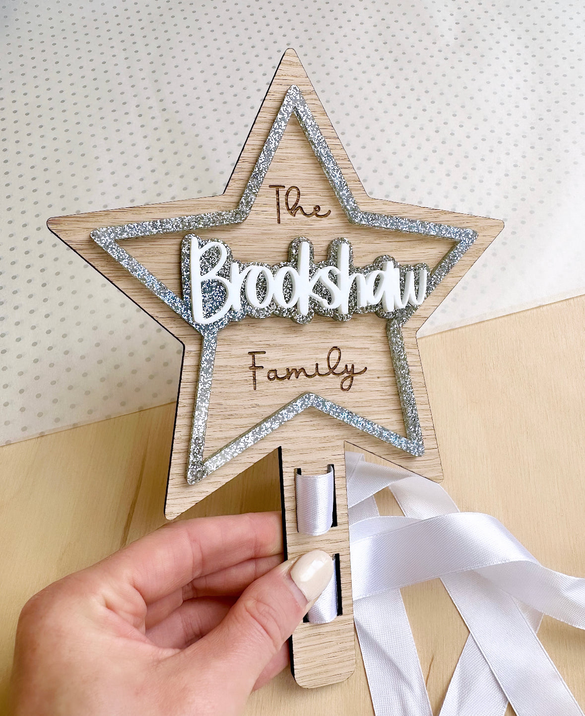 Personalised Christmas Tree Topper