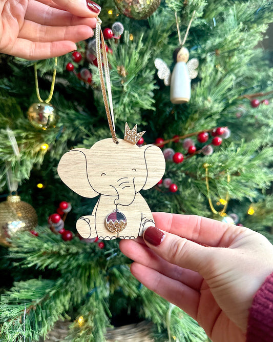 Sparkly Elephant Decoration