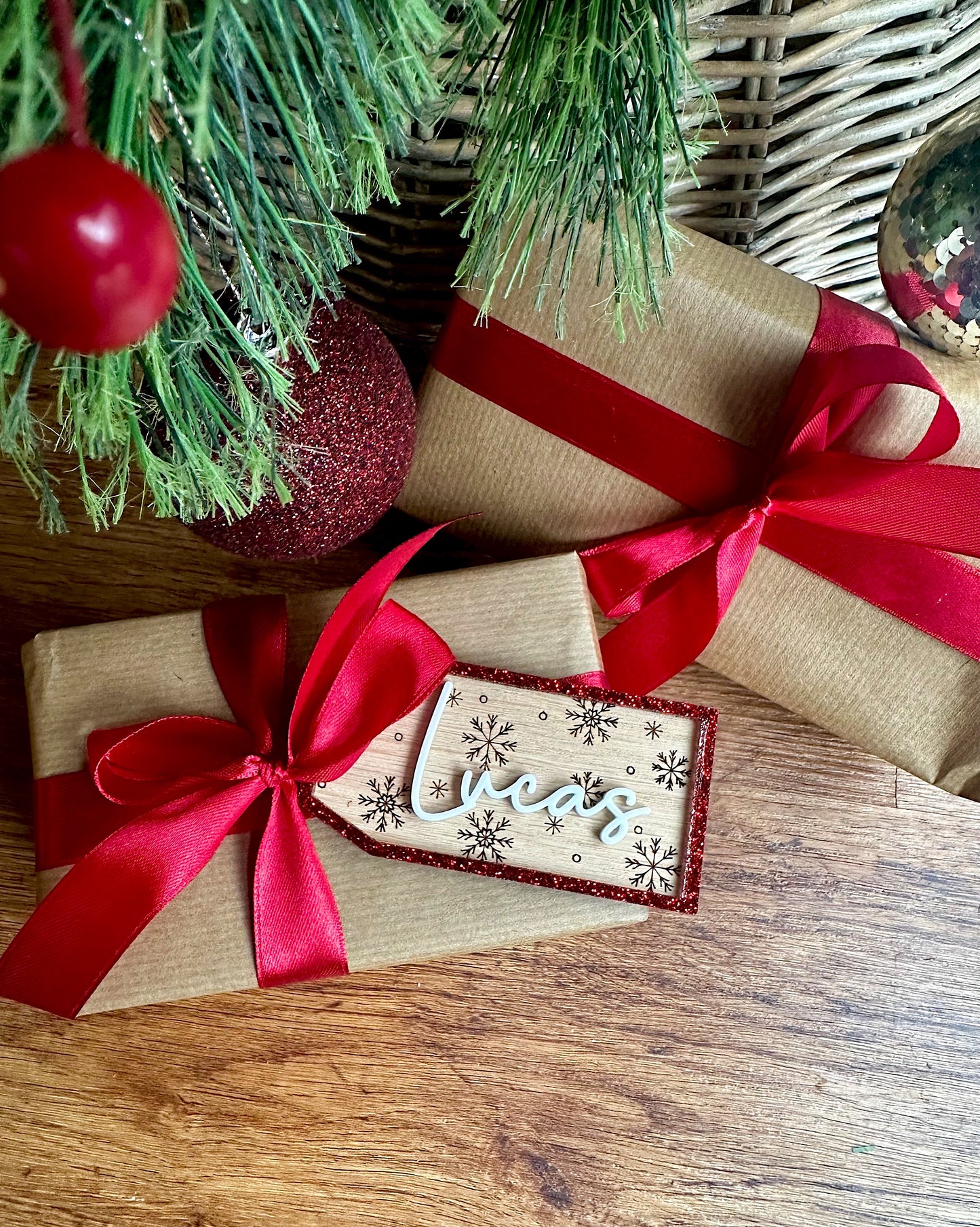 Personalised Sparkly Gift Tag