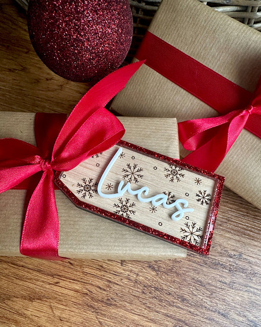 Personalised Sparkly Gift Tag