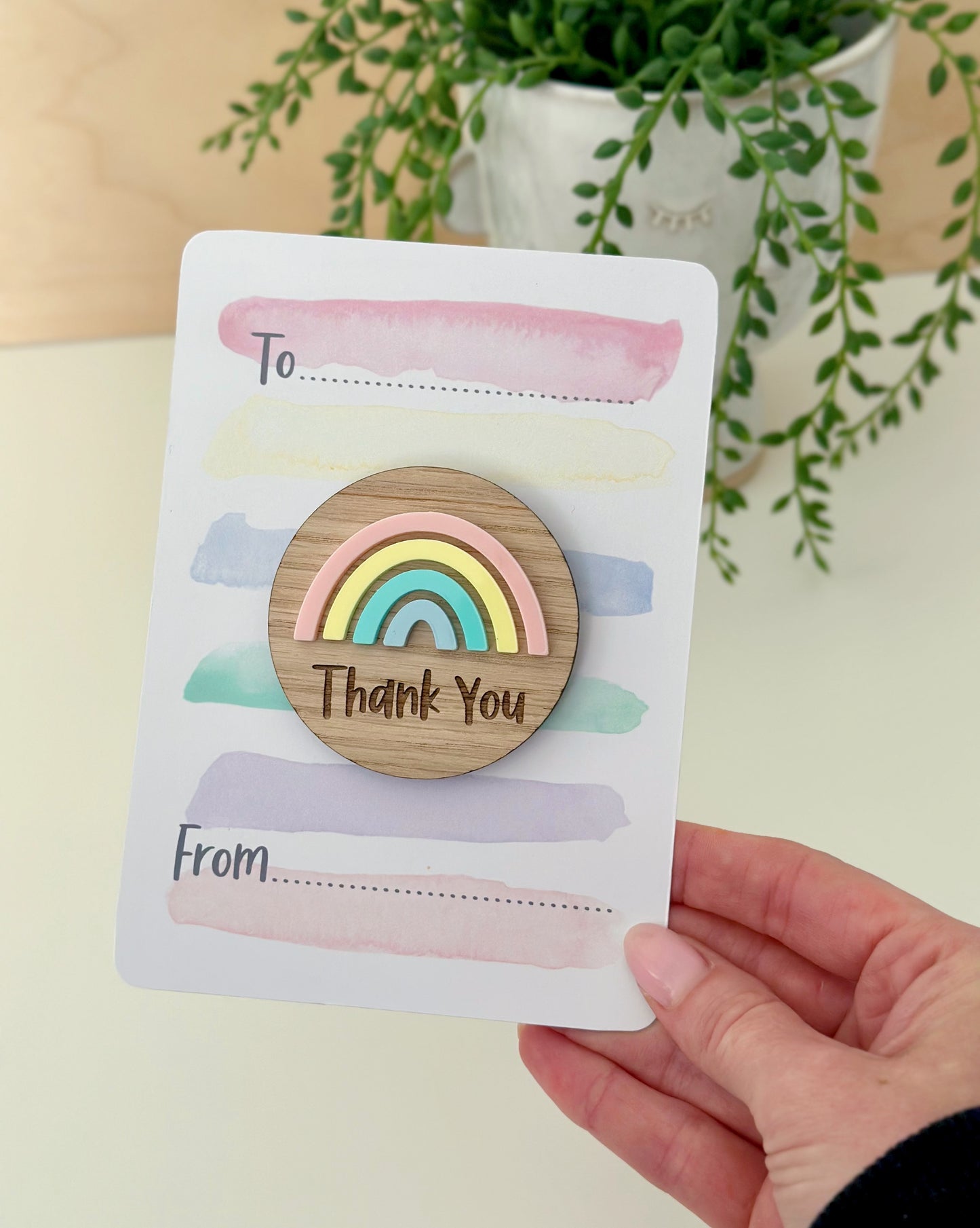 Rainbow Thank You Magnet