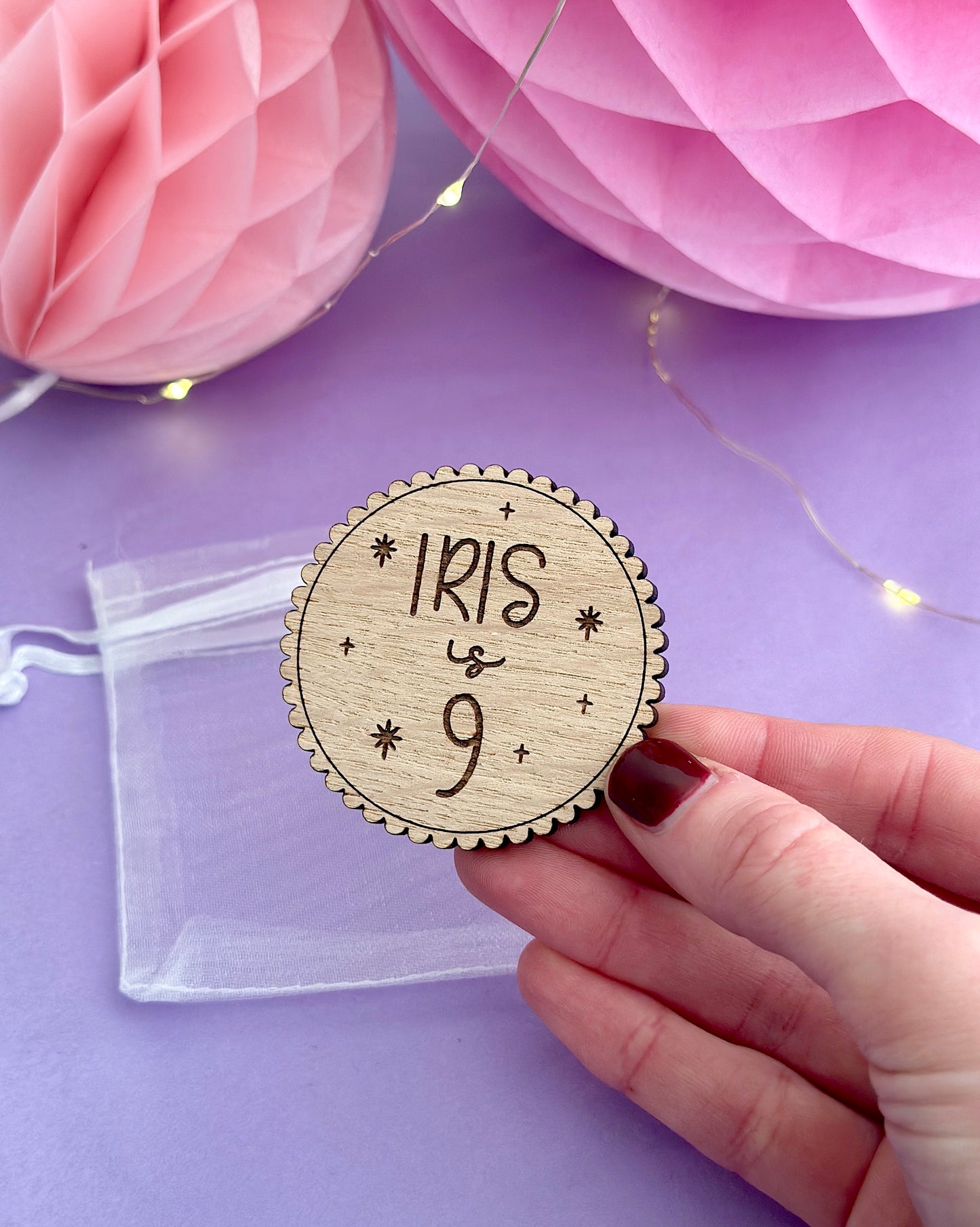 Personalised Birthday Badge