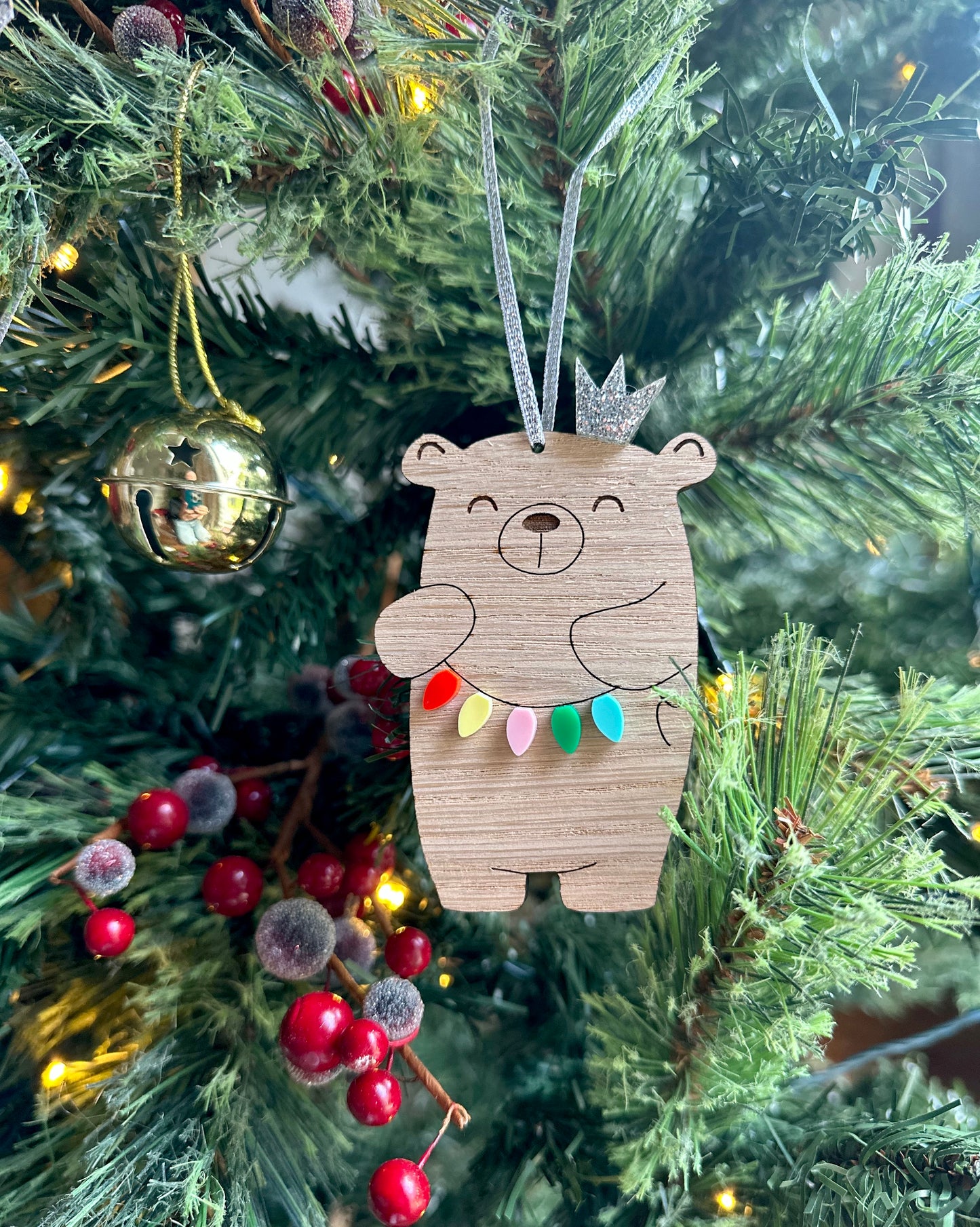 Colourful Christmas Bears