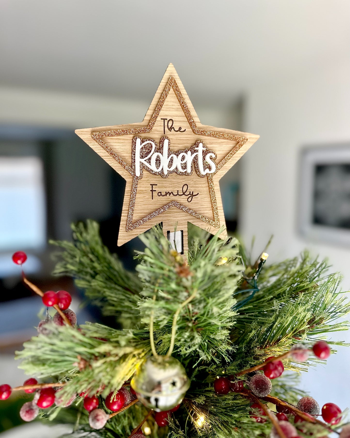 Personalised Christmas Tree Topper