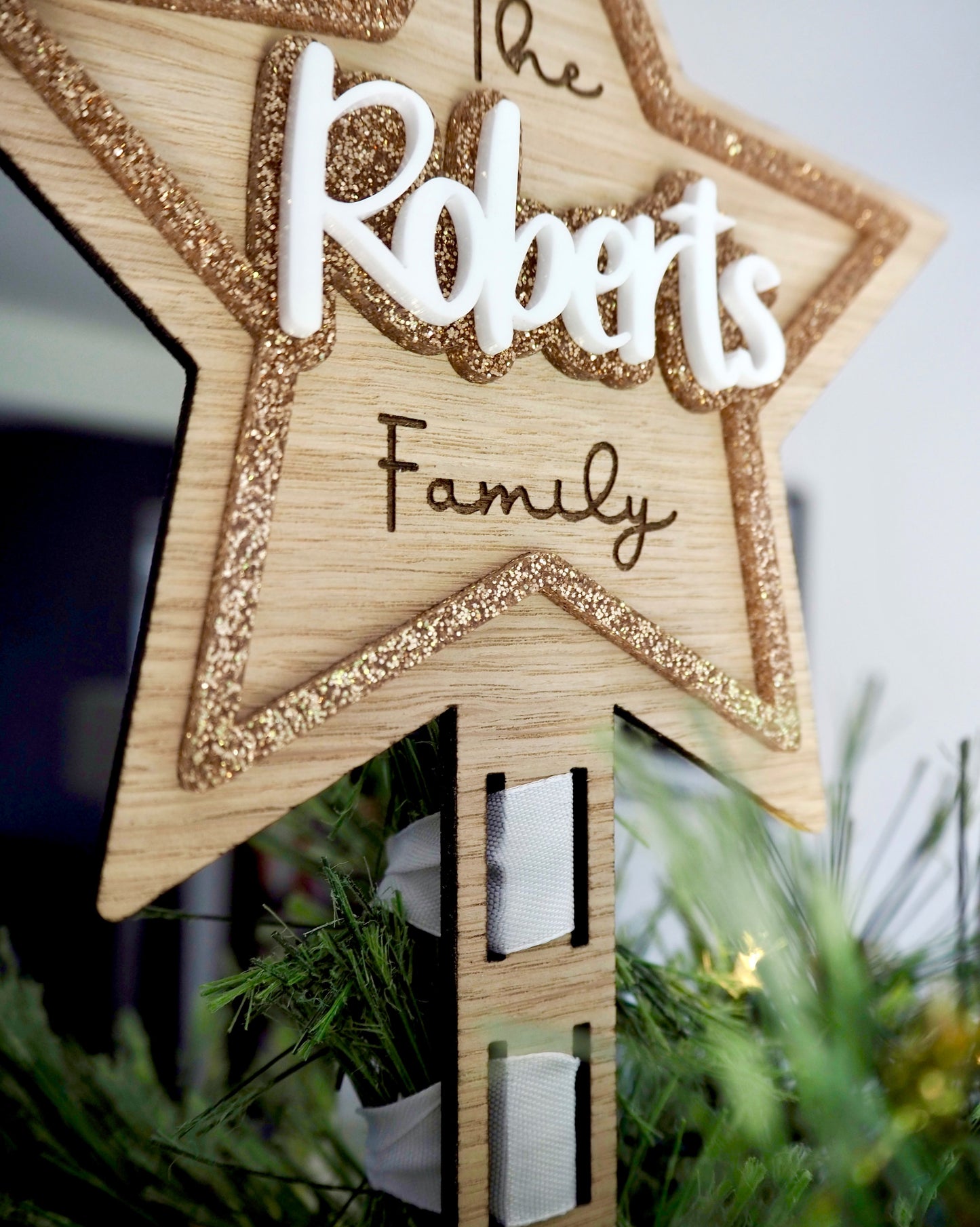 Personalised Christmas Tree Topper