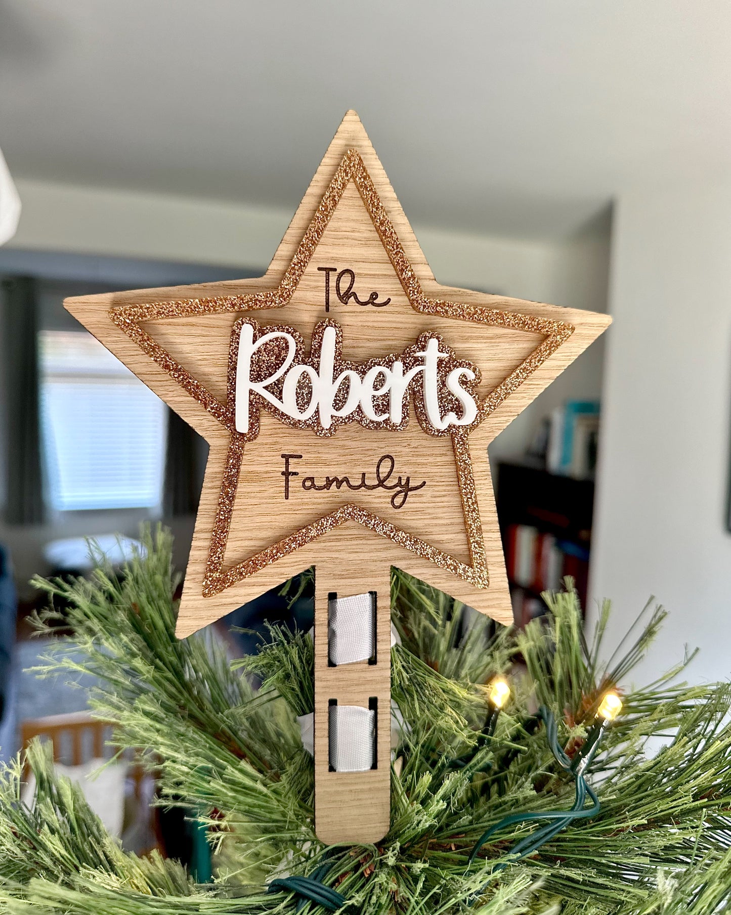 Personalised Christmas Tree Topper