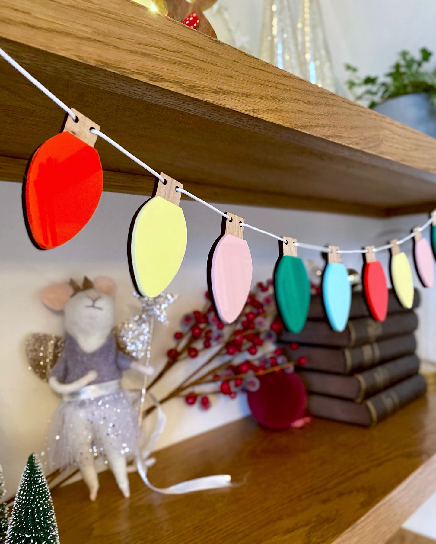 Festive Fairy Light Garland