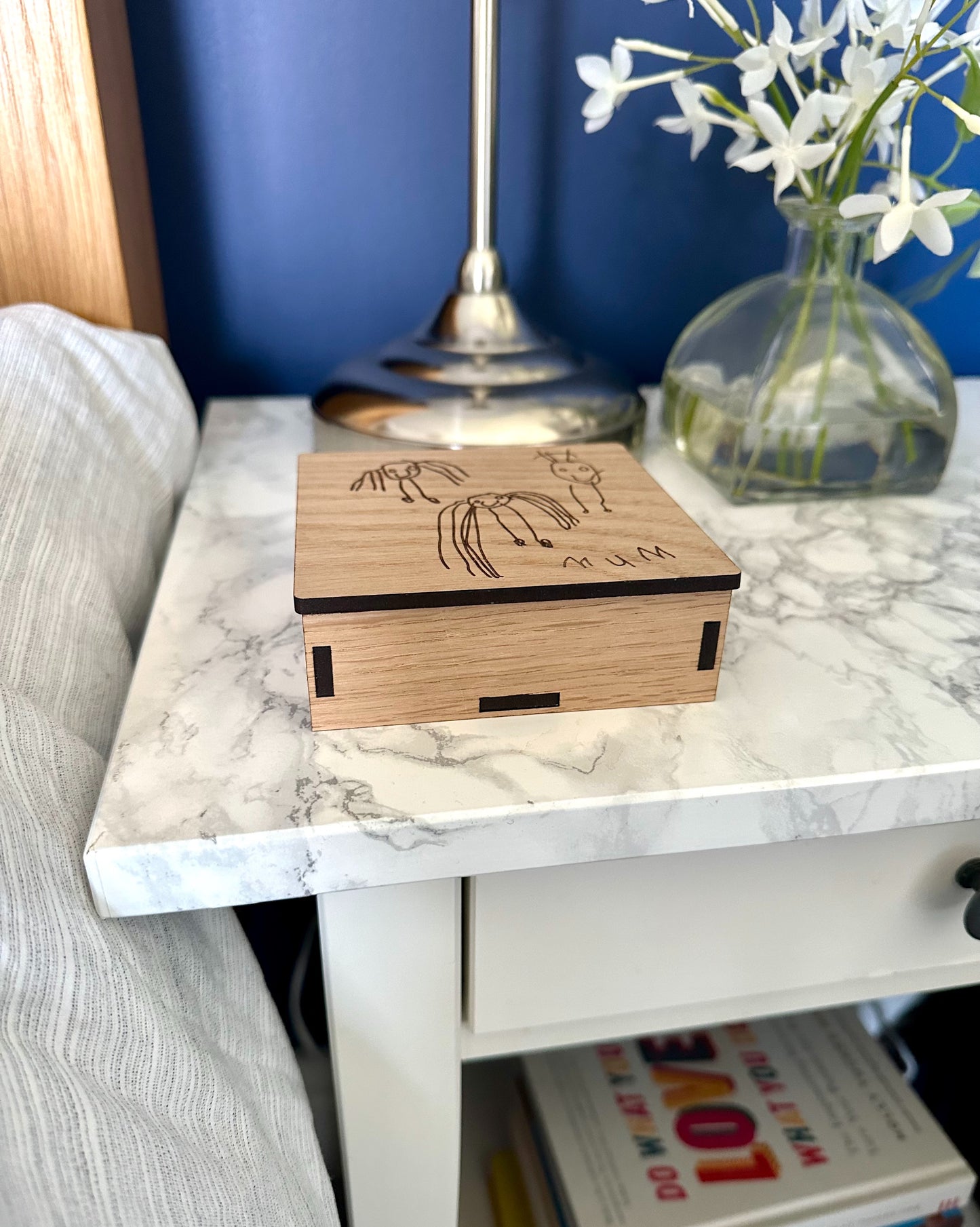 Children's Drawing Trinket Box