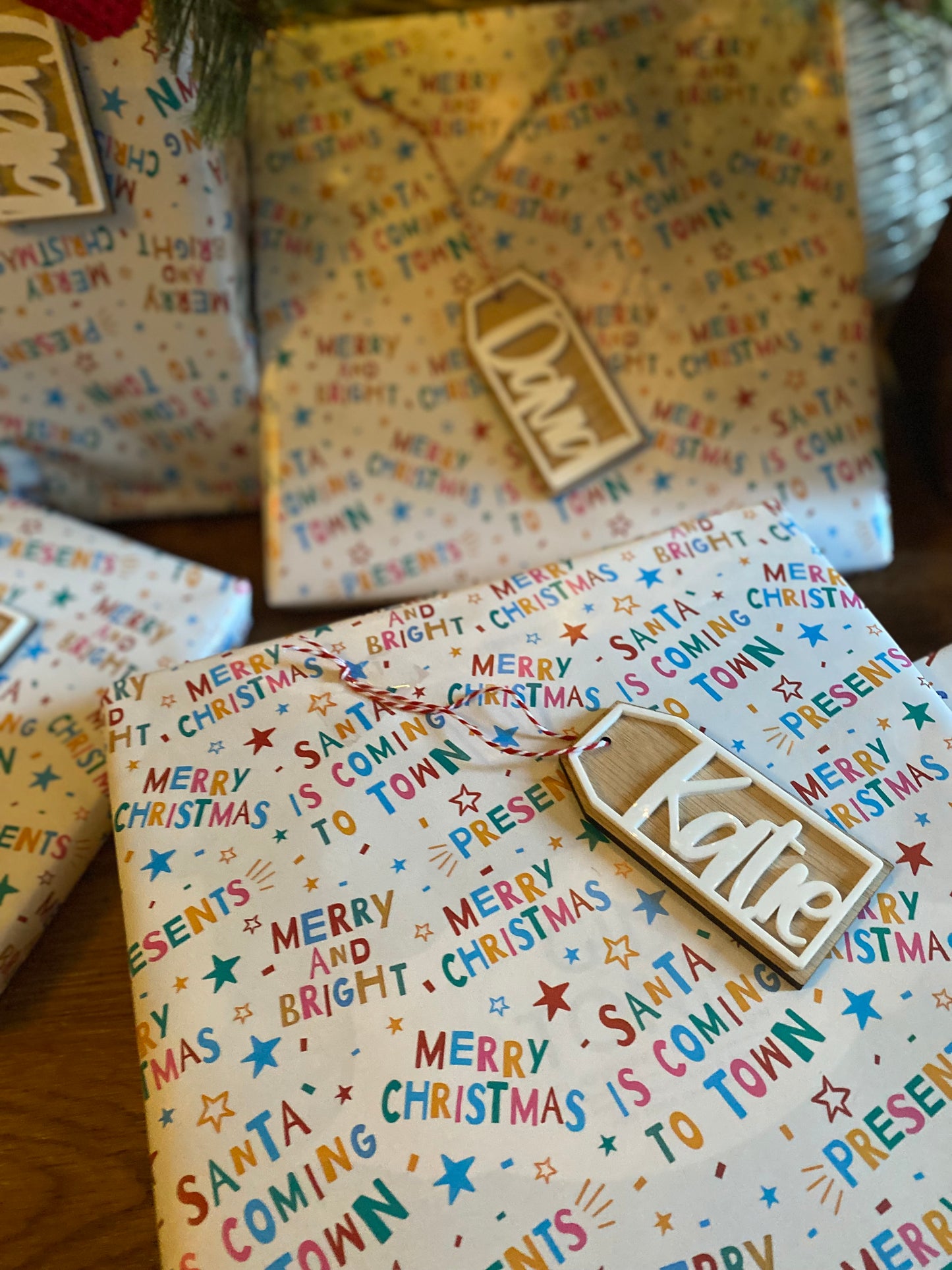 Personalised Christmas Gift Tag