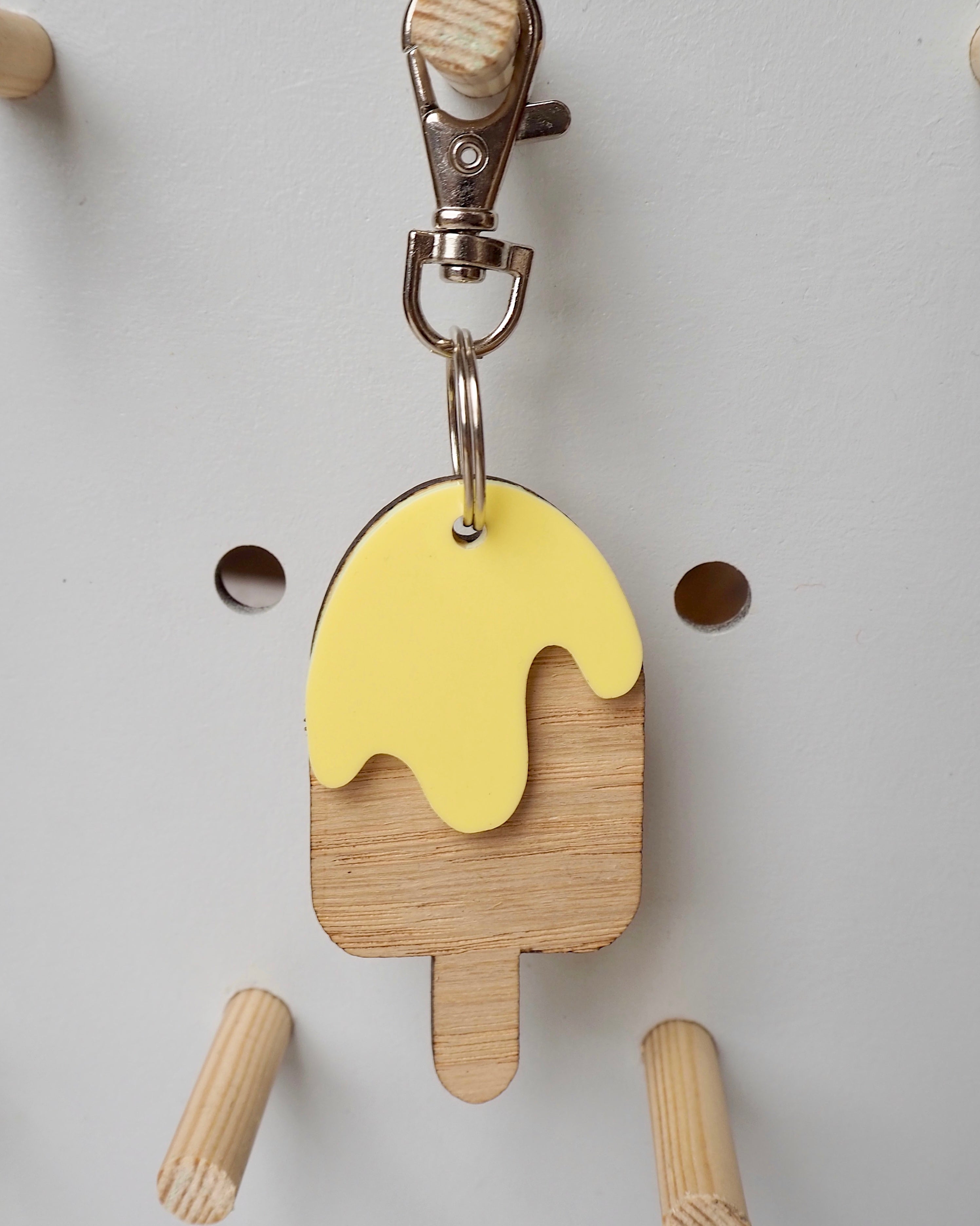 Yellow hot sale key ring