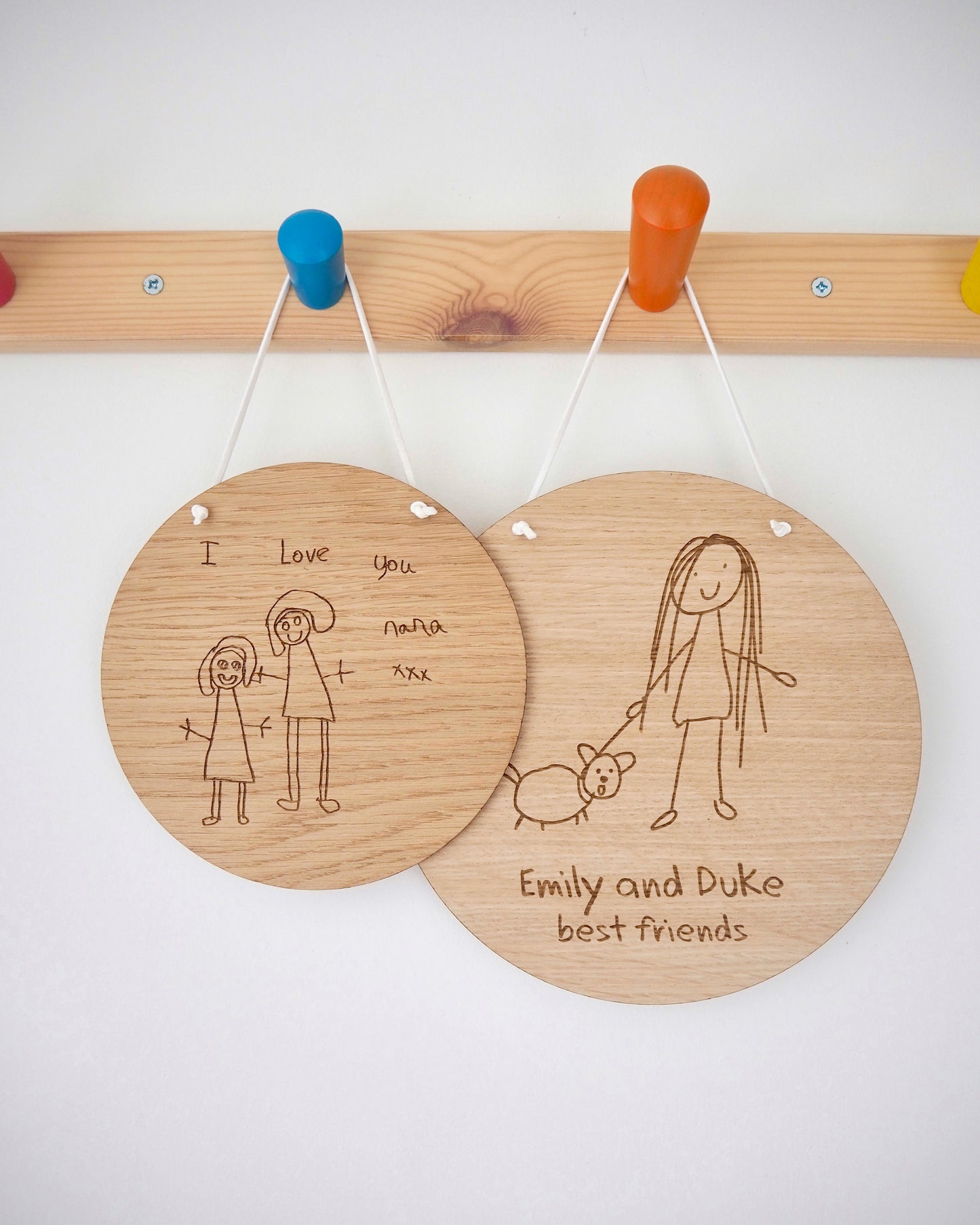 Children's Drawing Engraved Plaque