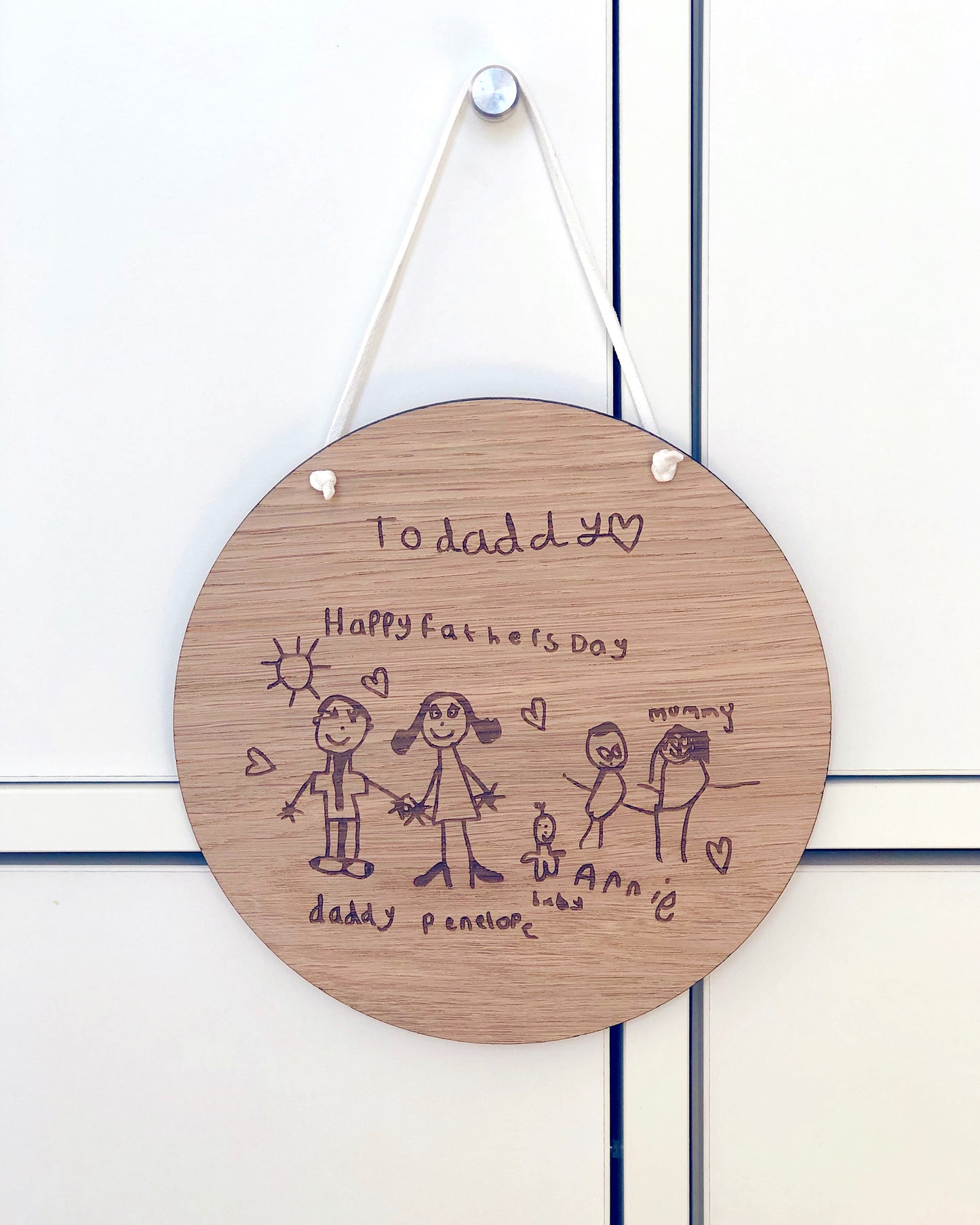Children's Drawing Engraved Plaque