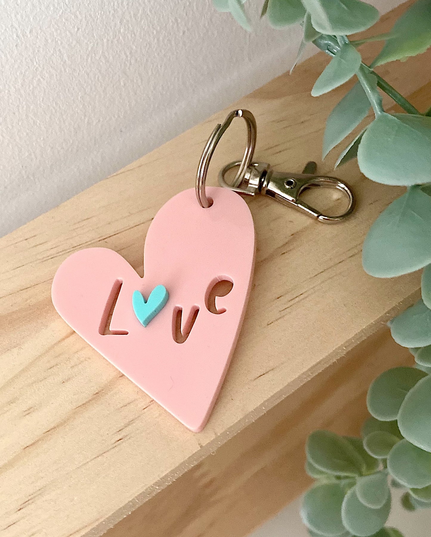 Love Heart Key Ring